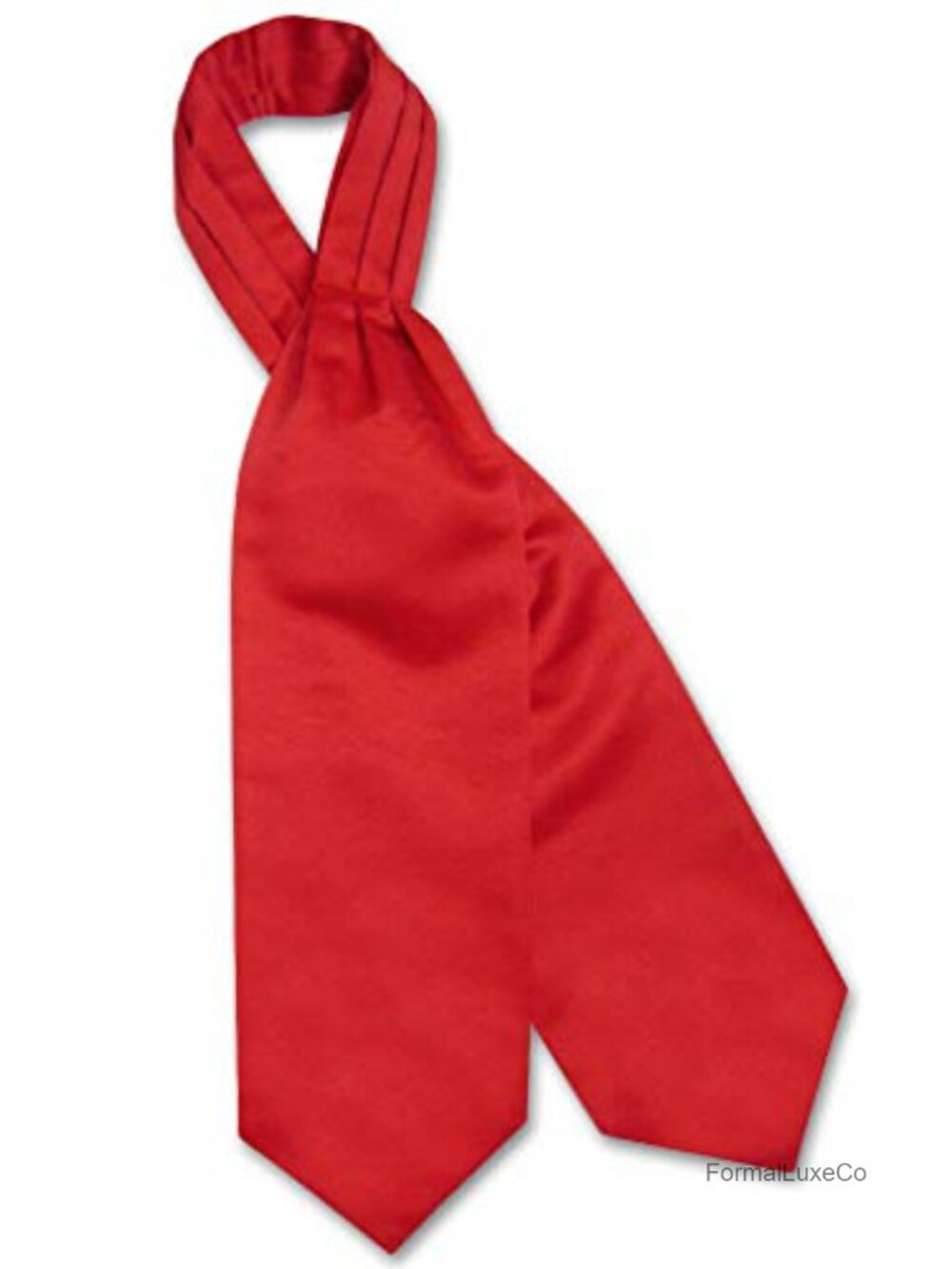 Mens Victorian Ascot Cravat Tie Silk Feel Polyester